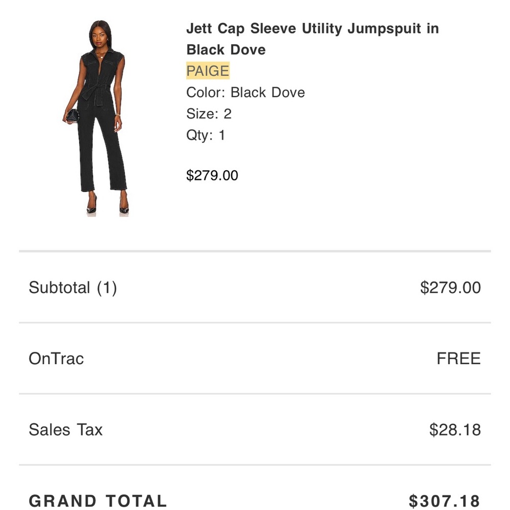 Paige Jet Cap Utility Jumpsuit